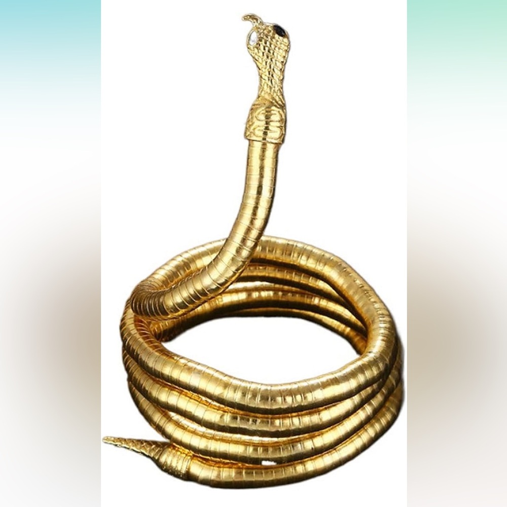 Snake Necklace For Adjustable Punk Snake Choker Snake Bracelet - Picture 15 of 15